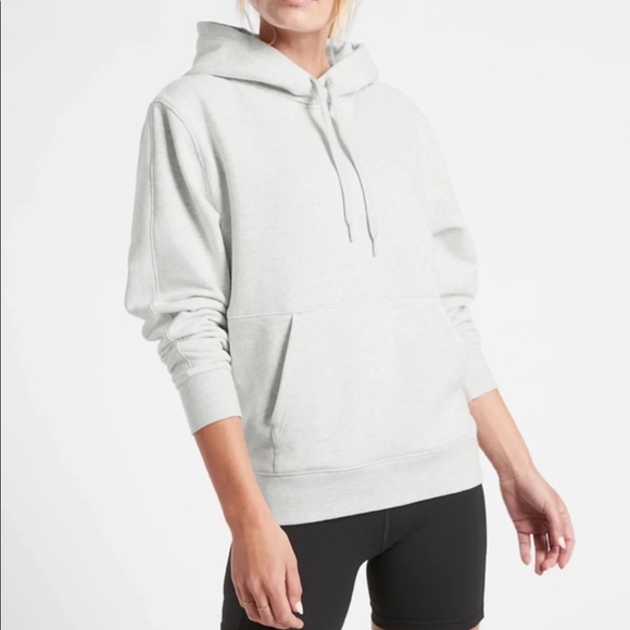 Athleta Jackets & Blazers - Athleta Retroplush Gray Hoodie XXS